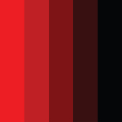 Obraz premium Red color palette vector illustration