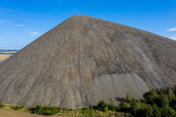 Abraumhalde Mansfelder Land Bergbaulandschaft