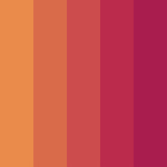 Orange color palette vector illustration