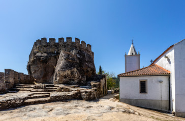 Penela Medieval Castle in Romanesque and Gothic Styles