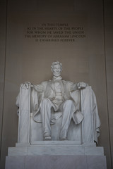 Fototapeta na wymiar Monumento Abraham Lincoln