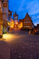 Fototapeta na wymiar Rothenburg ob der Tauber, Germany