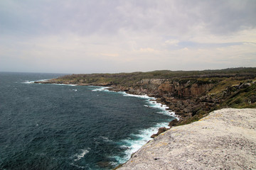Fototapeta na wymiar Cape St. George Jervis Bay Australia Sea Cliffs