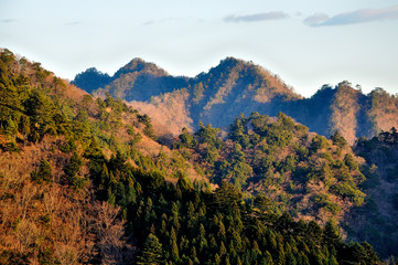 丹沢の朝 三峰山