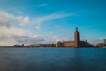 Beautiful Stockholm city hall castle