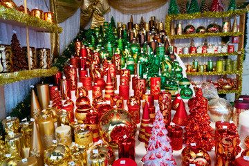 Christmas market kiosk details