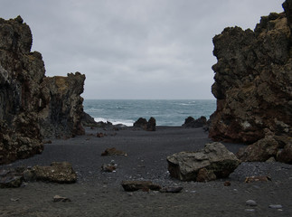 Bucht auf der Snaefellsness-Halbinsel in Island