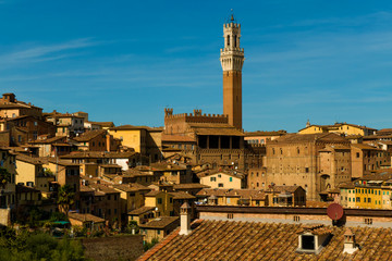 Panorama of Siena, Tuscany, Italy