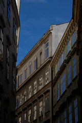 Facade of a classic building in Vienna