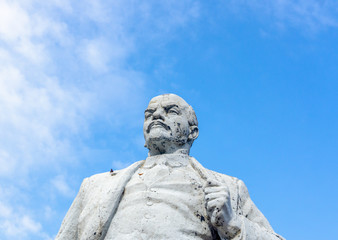 Obraz premium City ghost Pripyat. Chernobyl Exclusion Zone. The accident at the Chernobyl nuclear power plant. The consequences of the accident. Yellow radiation sign. Dangerous territory. Infection with radiation.