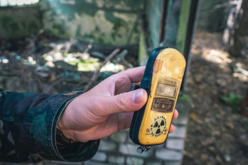 City ghost Pripyat. Chernobyl Exclusion Zone. The accident at the Chernobyl nuclear power plant....