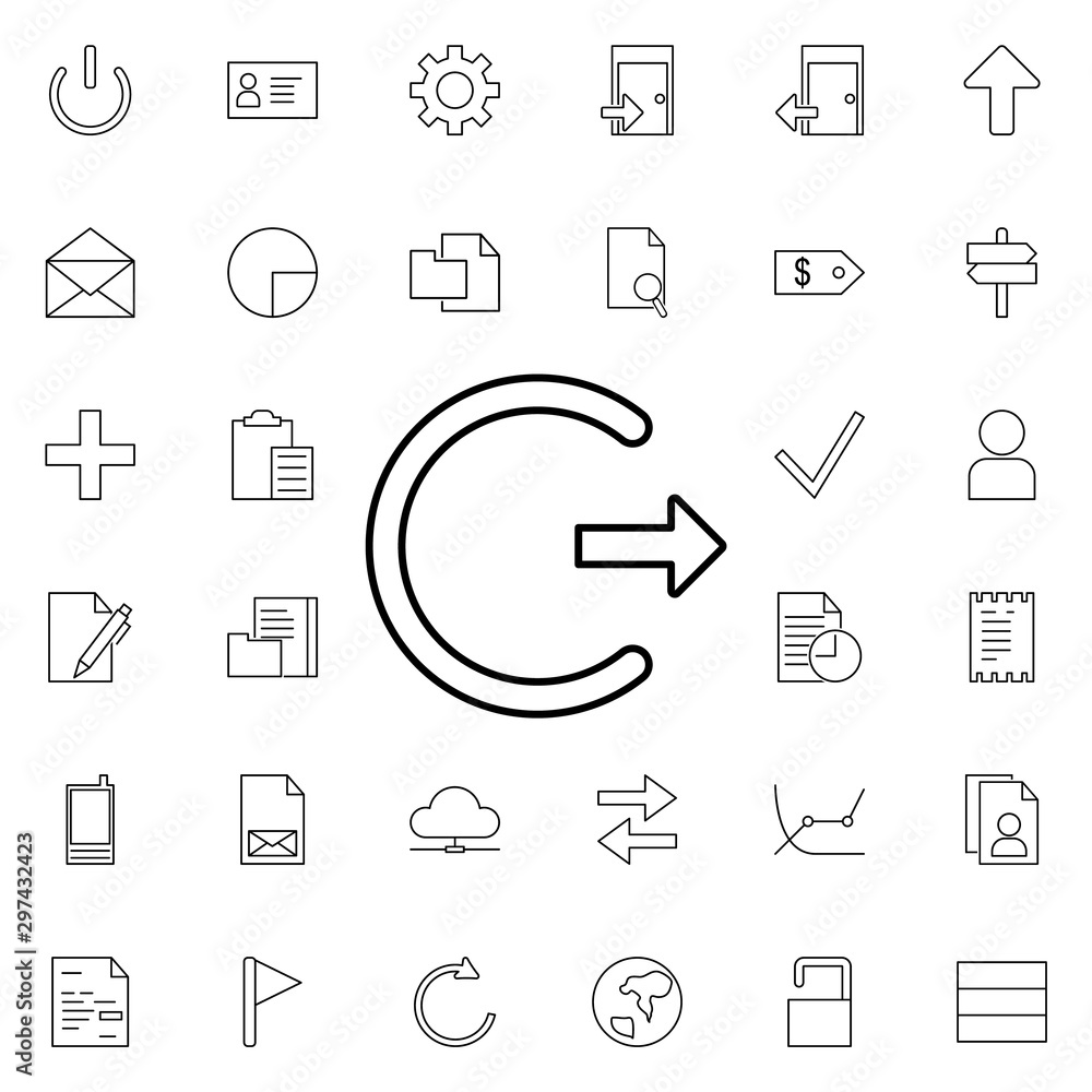 Poster login sign neon icon. elements of web set. simple icon for websites, web design, mobile app, info gr