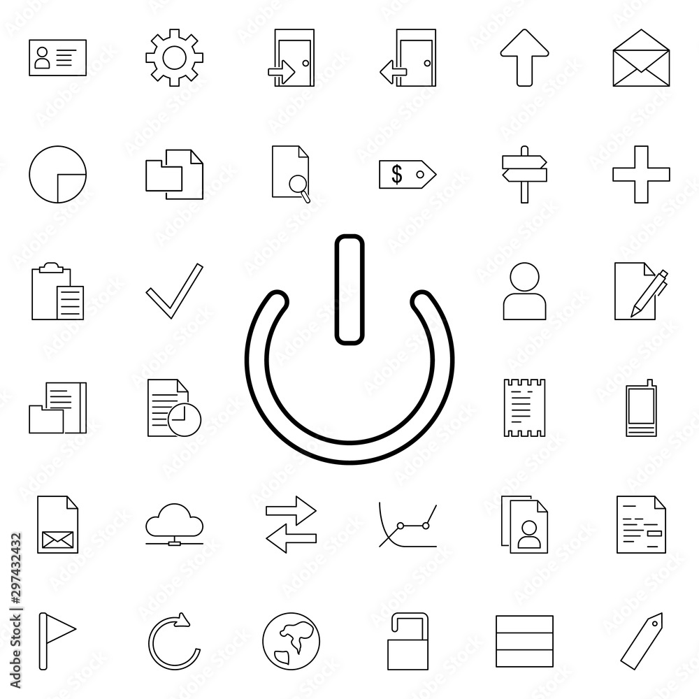 Poster logout sign neon icon. elements of web set. simple icon for websites, web design, mobile app, info g