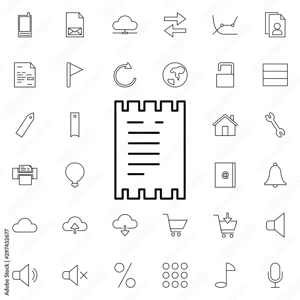 Poster ticket neon icon. elements of web set. simple icon for websites, web design, mobile app, info graphi