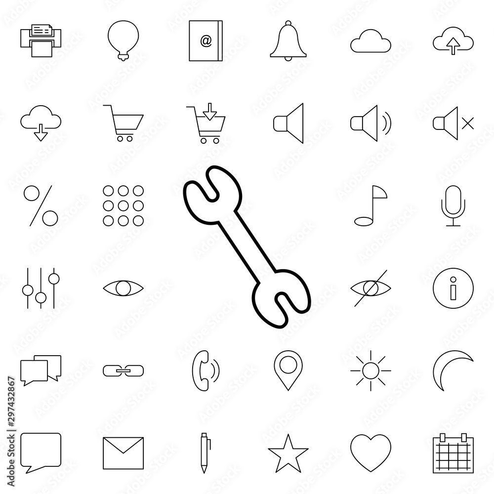 Poster config sign neon icon. elements of web set. simple icon for websites, web design, mobile app, info g