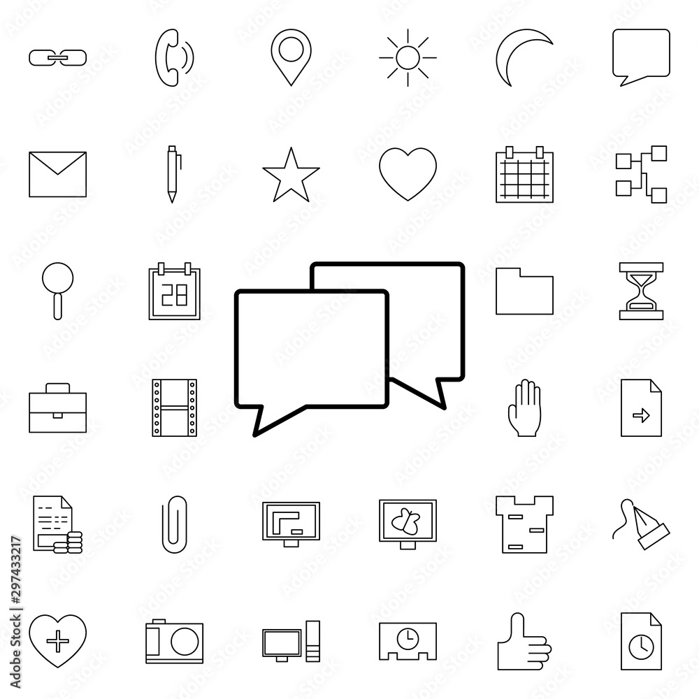 Aufkleber talking sign neon icon. elements of web set. simple icon for websites, web design, mobile app, info 
