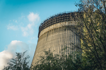 City ghost Pripyat. Chernobyl Exclusion Zone. The accident at the Chernobyl nuclear power plant....