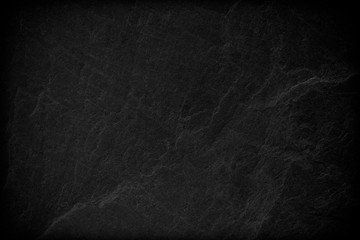 Dark grey black slate background or texture