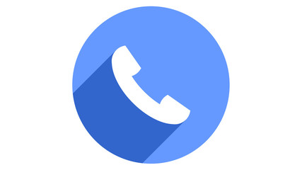 Phone icon vector design. Simple stylish icons with shadow