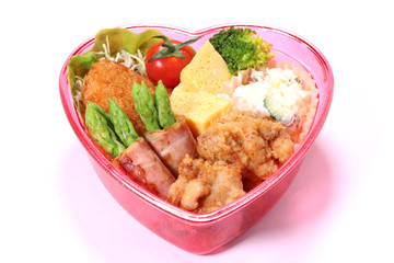 ハート弁当