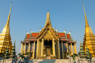 Temple of the Emerald Buddha, Bangkok, Thailand.