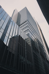 Fototapeta na wymiar skyscrapers in new york