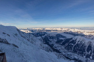 Fototapeta na wymiar Chamonix Winter