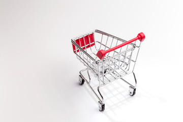 Shopping carts in large stores