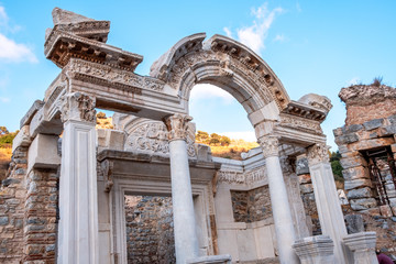 Ruins of Ephesus Ancient City, Efes Town, Turkey