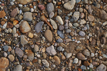 small stones background  texture pebbles
