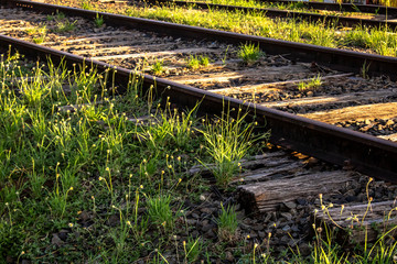 Off-rails from the railway network in Marilia, in the state of Sao Paulo