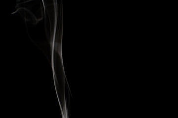 Smoke Isolated on Black