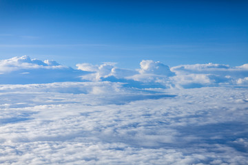 Naklejka premium 雲海 雲 青空 