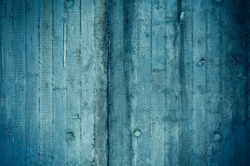 Fototapeta na wymiar old blue painted wood texture background