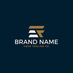 LETTER EF LOGO DESIGN - SIMPLE AND MONOGRAM LOGO CONCEPT