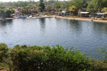  'Selokambang' nature tourism is located in Puwosono Village, Sumbersuko District, Lumajang Regency, Indonesia. The water is clear and weekends are always crowded with visitors.