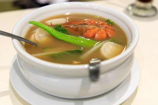 Popular filipino food sinigang na hipon