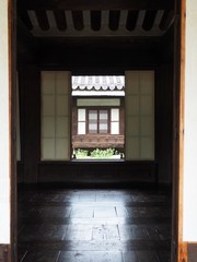 Korean Traditional Hanok Gate, Wood gate, Internal structure
