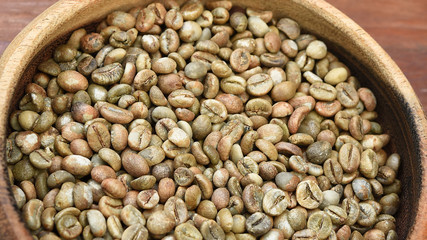  Close up of coffee beans for background   