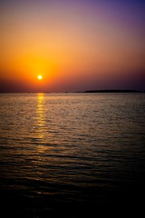 Sunset Over the Sea