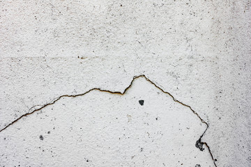 Texture of a concrete wall with cracks and scratches which can be used as a background