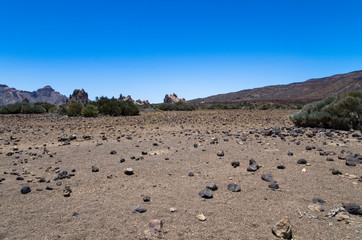 Teide Volcano Valley Landscape