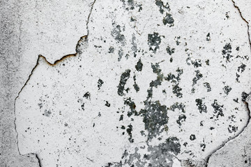 Texture of a concrete wall with cracks and scratches which can be used as a background