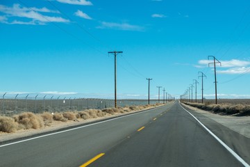 Fototapeta premium Road and Blue Sky