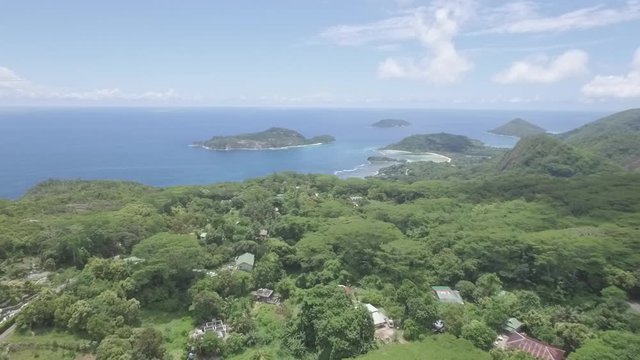 Drone Video Seychelles Exotic Nature Paradise 157