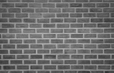 Abstract Wall black brick wall texture background pattern, brick surface backgrounds. Vintage Brickwork or stonework flooring interior rock old clean concrete grid uneven, wallpaper bricks design.