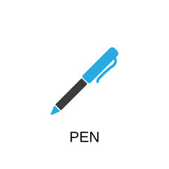 Pen icon. Pen symbol design. Stock - Vector illustration can be used for web.