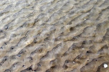 water and sand texture