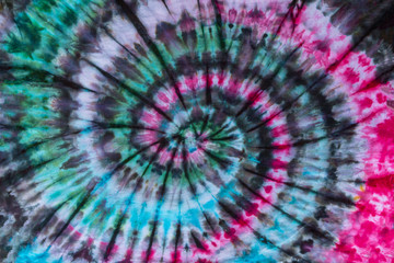 Colorful Retro Abstract Psychedelic Ice Tie Dye Swirl Design