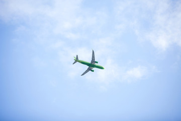 Aircraft flying.